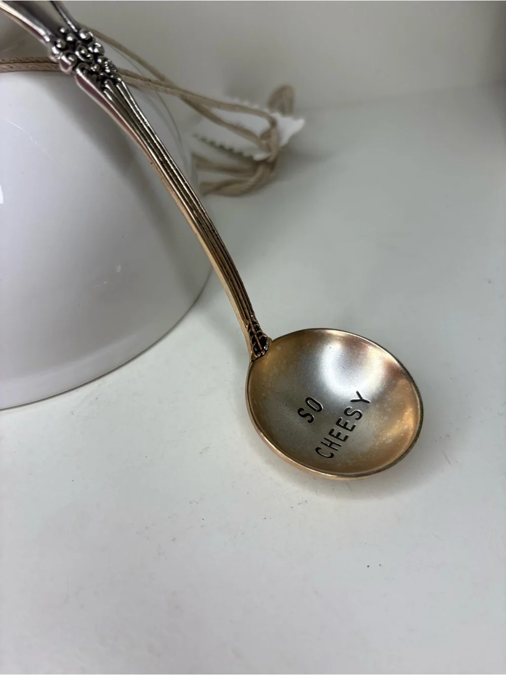 Mud Pie ‘Just In Queso’ Ceramic Dip Bowl Set with ‘So Cheesy’ Spoon